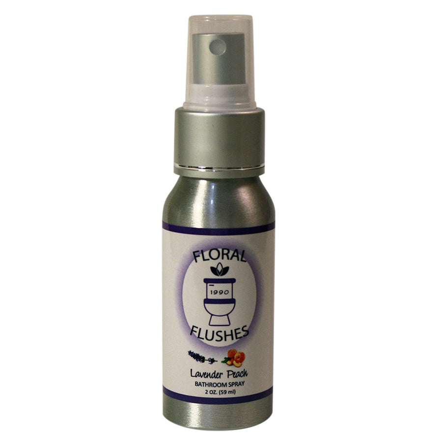 Floral Flushes Lavender Peach Bathroom Spray (2oz)