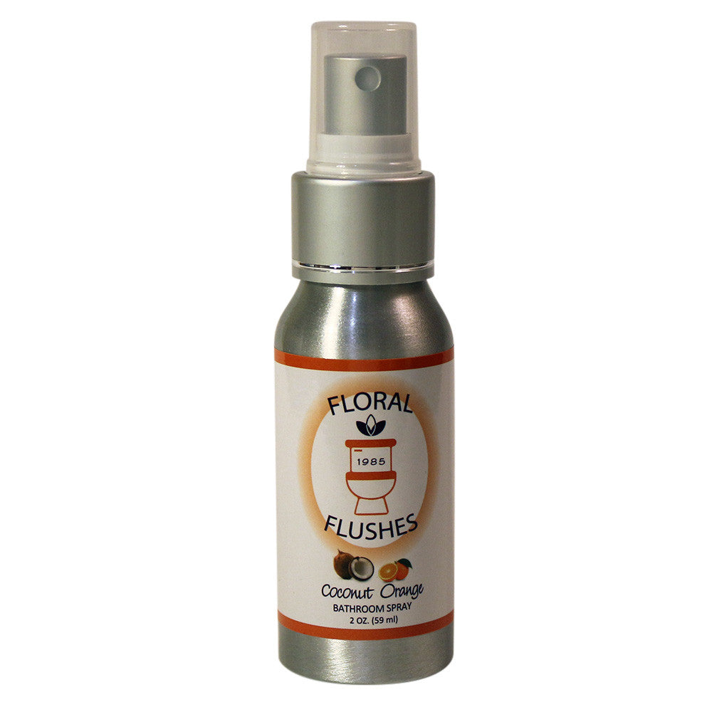 Floral Flushes Coconut Orange Bathroom Spray (2oz)