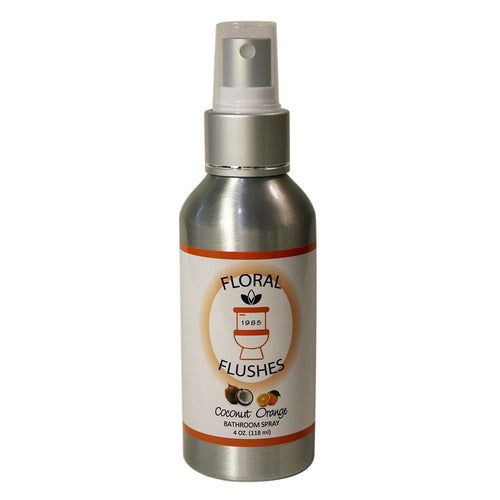 Floral Flushes Coconut Orange Bathroom Spray (4oz)